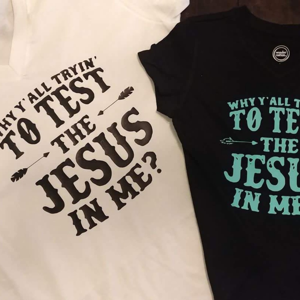 Graphic tee new black shirt from local boutique